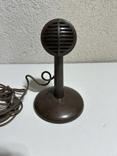 Vintage Astatic Shure Brown Harp Microphone