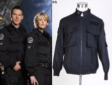 NEW Stargate SG1 Black Jacket Uniform cosplay Costume Custom Made