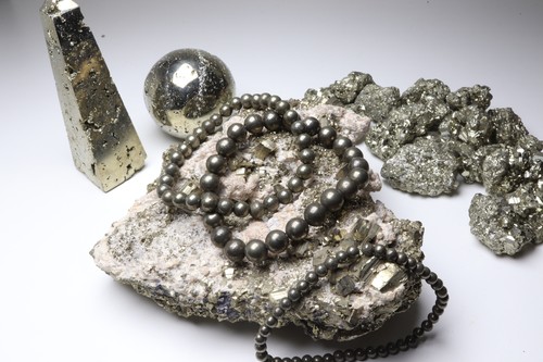 Bracelet pyrite mm - pyrite, 10