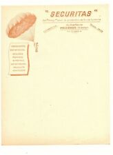 MEZIERES (08) PARACHUTES FIRE EXTINGUISHERS MUD SIRENS "SECURITAS" circa 1930