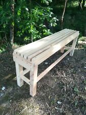 Banc en Bois Épais Massif