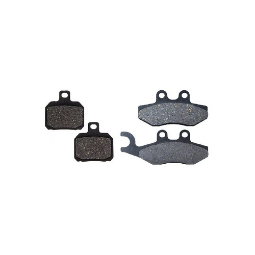Kit plaquettes frein avant - plaquettes,