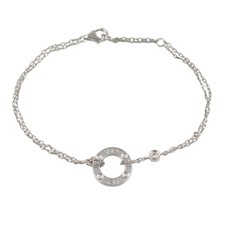 Bracelet CARTIER Love Circle 2P Diamond 18KWG Or Blanc Femme d'occasion