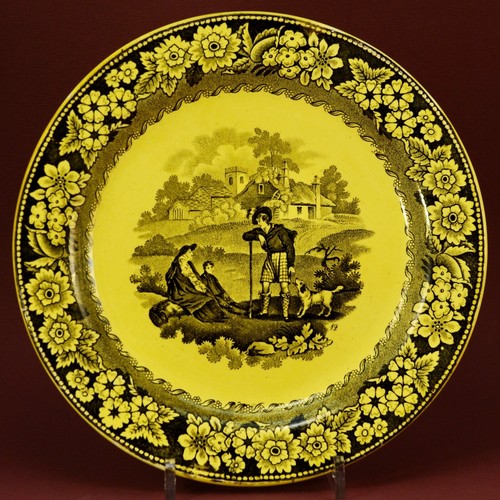 Assiette creil faïence - assiette,
