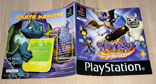 Playstation ps1 notice spyro - playstation,
