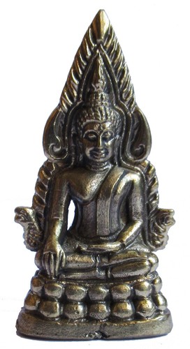 Figurine bouddha assis trone - figurine,