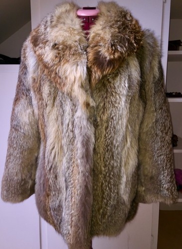 Veste vintage renard argente - veste,