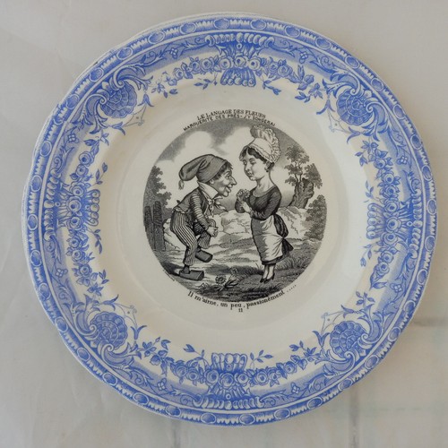 Assiette parlante gien - assiette, en