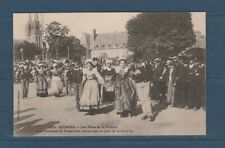 b CPA  Quimper  les fetes de la pomme les danseurs de Rosporden  la gavotte 