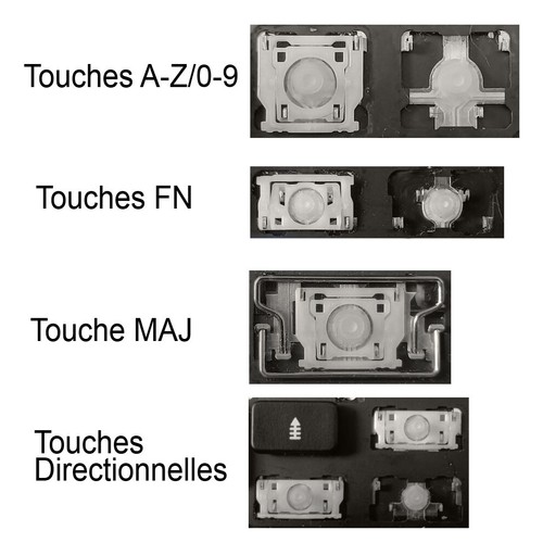 Touche clavier français - de,