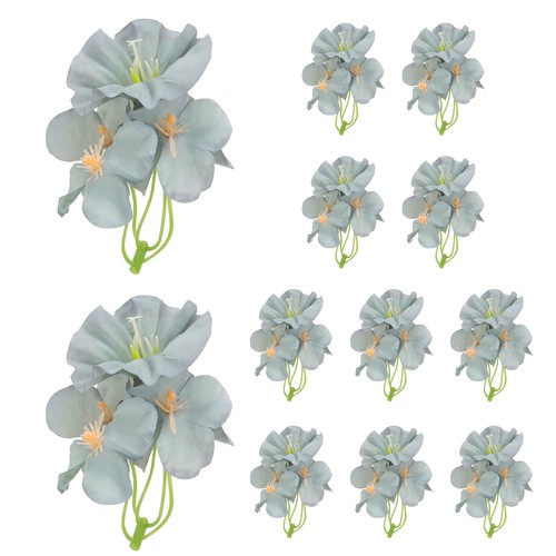 12pcs fleur orchidée - 12pcs, d'orchidée