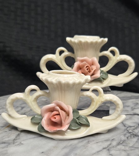Karl ens porcelain candlestick - porcelain,