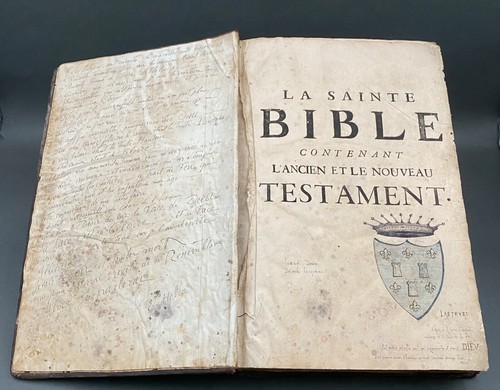 Livre sainte bible ancien - bible,