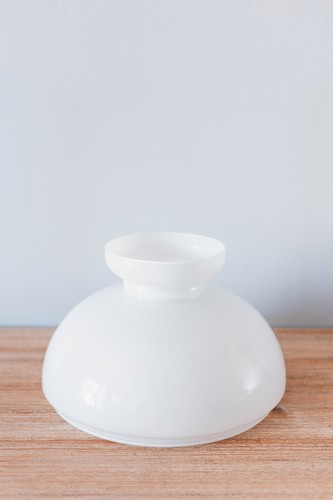 Bel abat jour opaline blanc - bel, abat-jour