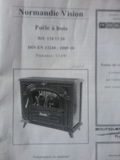 poêle à bois en fonte