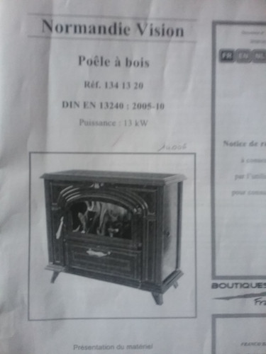 Poêle bois fonte - poêle,