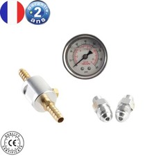 Manomètre Pression Carburant 0-160 PSI 1/8 NPT Universel Injection Essence NEUF