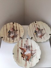 Ensemble de 3 assiettes