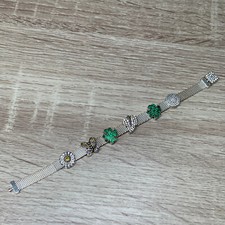 Bracelet PANDORA 17cm avec 6 breloques Argent