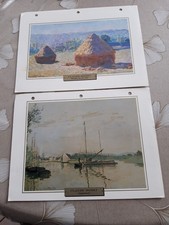 LOT DE DEUX FICHES PEINTRE