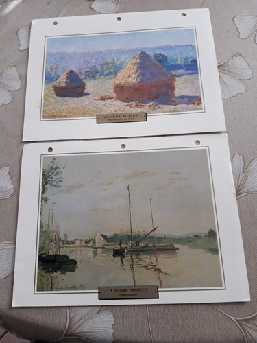 Lot deux fiches peintre - de,