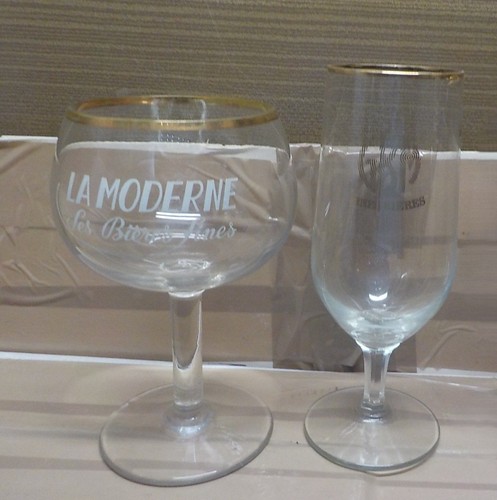 Verre ancien biere - 2,