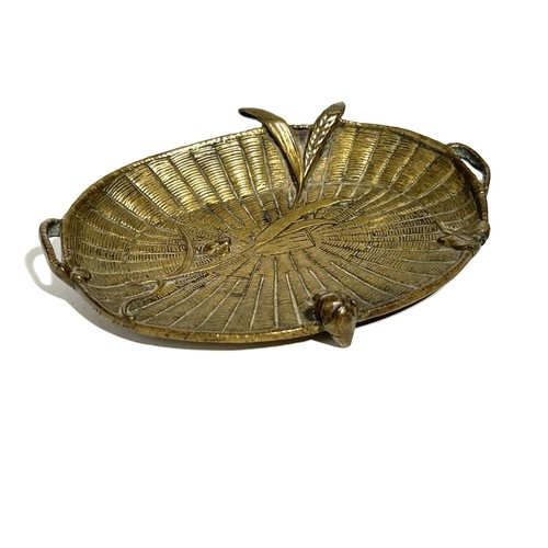 Vide poche bronze vannerie