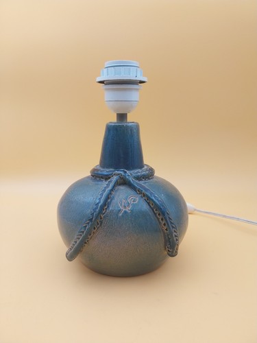 Pied lampe grès - en, signé