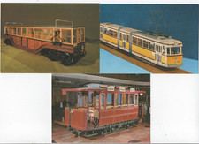 TRAINS Anciens -- 3 Cartes