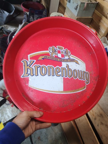 Kronenbourg plateau métal - –,