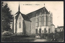 CPA Jars, L´Église et groupe