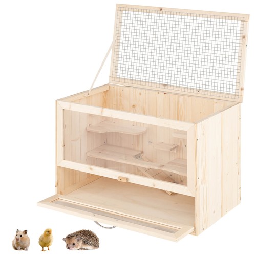Wooden hamster cage - wooden,