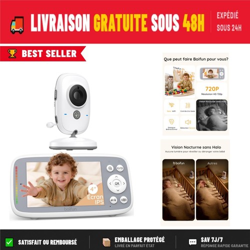 Boifun babyphone vidéo - babyphone,