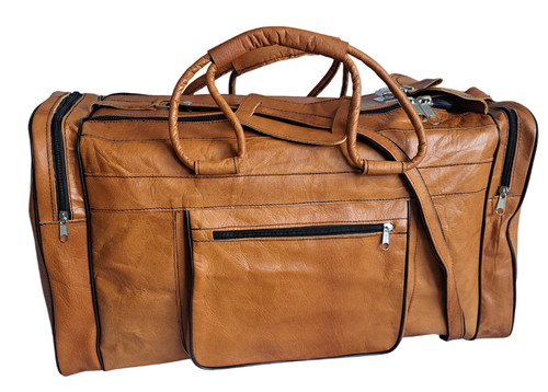 Sac voyage cuir - en,