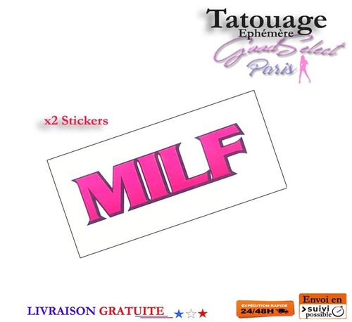 Tatouage temporaire milf - tatouage, -milf-