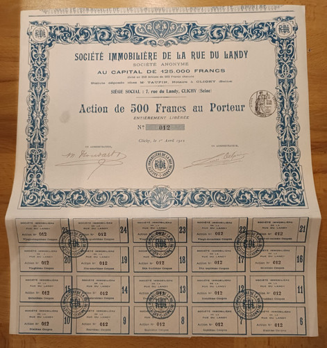 Societe immobiliere rue - societe, la