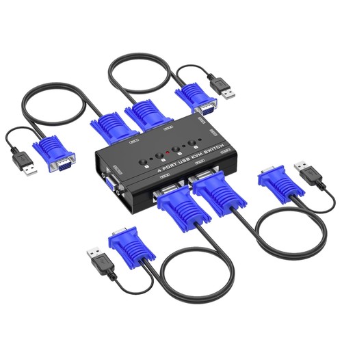 Commutateur kvm vga ports - vga,