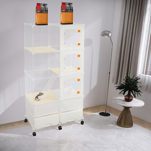 Tier large hamster cage - 4-tier,