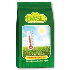 Grüne Oase Graines de gazon Gazon sec 2,5 kg à enracinement profond tolérant 