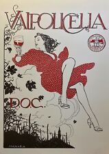 Milo Manara, c.a. 1980s - VALPOLICELLA - Original advertising vintage poster