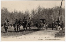 CPA 77 NANGIS - LA CHASSE A