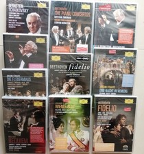 DEUTSCHE GRAMMOPHON LOT DE 10 DVD BÖHM BERNSTEIN EICHHORN PAULIK SOUS BLISTER