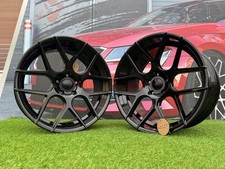4X R17 Pouce 5X112 Haxer HX022 Noir Brillant Roues : Pour MB, Audi, VW
