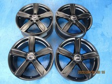 Used 4 Pieces Mak Stadt 17 Inch Audi A3 A4 Q2 Etc. After Painting Matte Black
