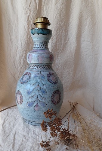 Lampe céramique vintage par