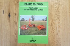Deutz Fahr forage harvester brochure type FH 900 4 pages 1977