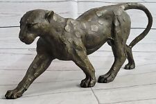 Marche Panthère " Par Rembrandt Bugatti, Super Art Déco Bronze Sculpture Solde