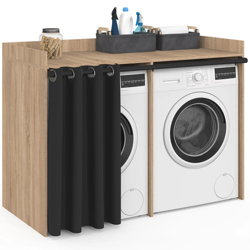 Meuble armoire double machine