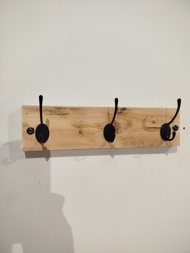Porte manteaux mural bois - , et