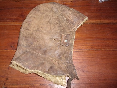 Casque cuir pilote ww2 - ww2,